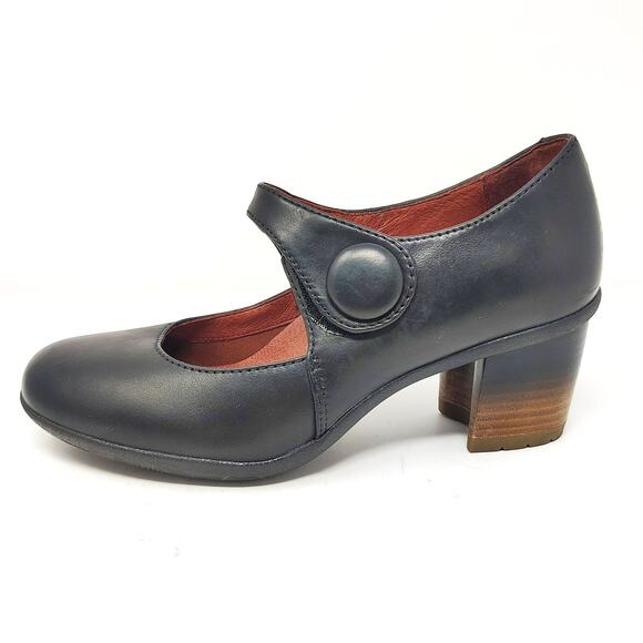 Dansko Shoes - Dansko Shoes Womens 10 Heels Black Leather Mary Jane Comfort 40